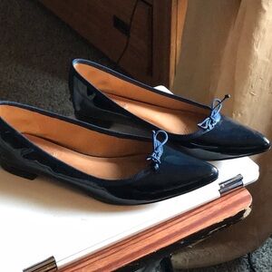 Women's Navy Blue Ballet Flats